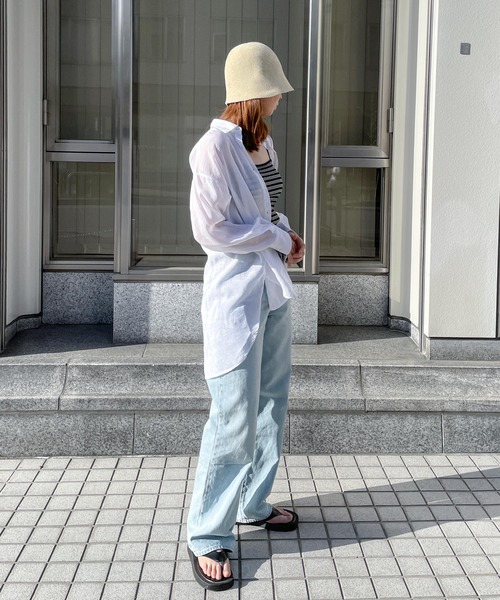 Chillfar（チルファー）の「チューリップベルハット（ハット・レディース・ベージュ/アイボリー/ブラック・FREE）」の9枚目の写真