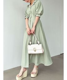 RESEXXY | バルーンスリーブシャツワンピース(シャツワンピース)