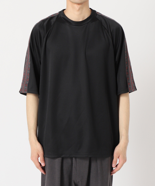 JOURNAL STANDARD（ジャーナルスタンダード）の「ネイティブパターン トラックTシャツ（Tシャツ/カットソー・メンズ・グレー/ブラック/パープル・MEDIUM/LARGE）」の10枚目の写真