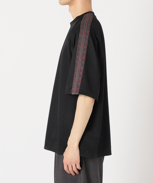 JOURNAL STANDARD（ジャーナルスタンダード）の「ネイティブパターン トラックTシャツ（Tシャツ/カットソー・メンズ・グレー/ブラック/パープル・MEDIUM/LARGE）」の11枚目の写真