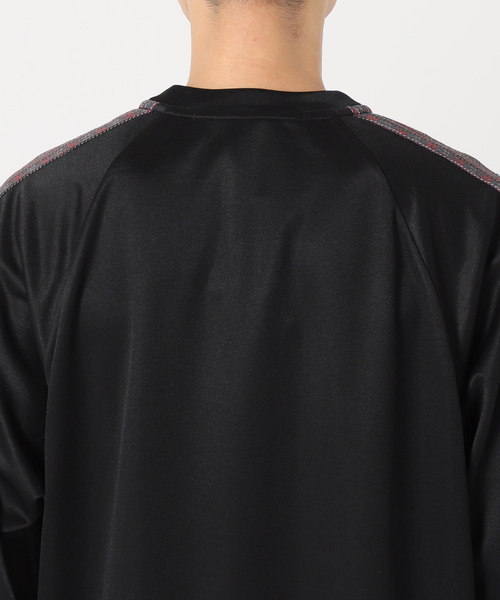 JOURNAL STANDARD（ジャーナルスタンダード）の「ネイティブパターン トラックTシャツ（Tシャツ/カットソー・メンズ・グレー/ブラック/パープル・MEDIUM/LARGE）」の4枚目の写真