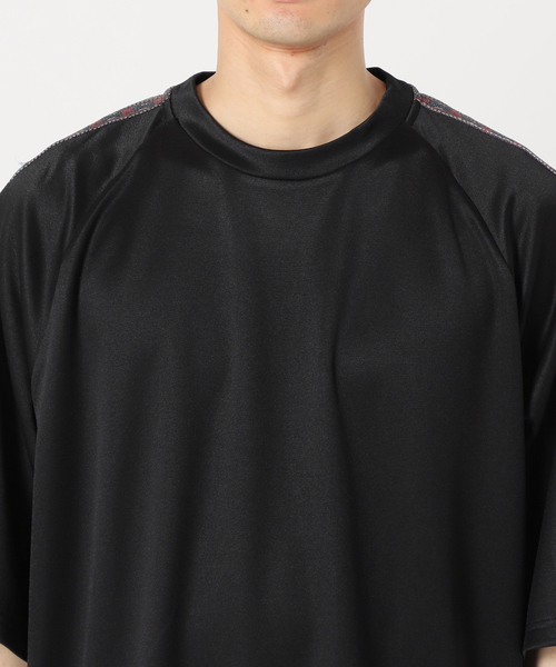 JOURNAL STANDARD（ジャーナルスタンダード）の「ネイティブパターン トラックTシャツ（Tシャツ/カットソー・メンズ・グレー/ブラック/パープル・MEDIUM/LARGE）」の5枚目の写真