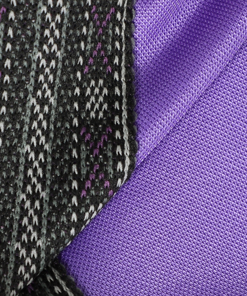 JOURNAL STANDARD（ジャーナルスタンダード）の「ネイティブパターン トラックTシャツ（Tシャツ/カットソー・メンズ・グレー/ブラック/パープル・MEDIUM/LARGE）」の14枚目の写真