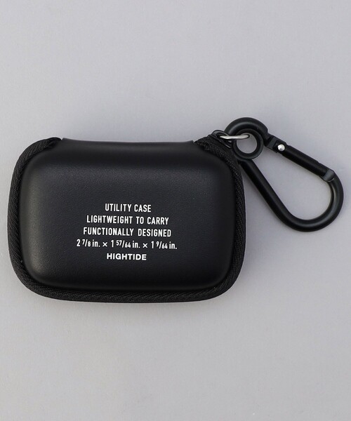 HIGHTIDE(ハイタイド)の「HIGHTIDE/ハイタイド Utility Case Mini/ユーティリティケース ミニ(ポーチ・レディース・ブラック/ベージュ/レッド/グリーン・ONE SIZE)」の2枚目の写真