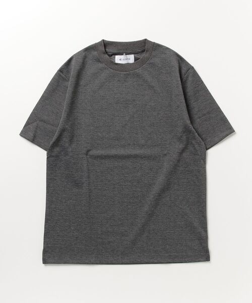 GLOSTER(グロスター)の「【GLOSTER/グロスター】クルーネック ジャケT 半袖Tシャツ(Tシャツ/カットソー・メンズ・チャコールグレー/オフホワイト/ネイビー・S/M/L)」の6枚目の写真