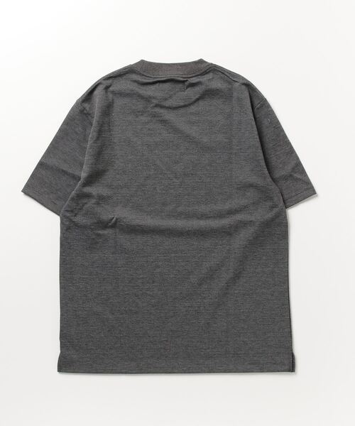 GLOSTER(グロスター)の「【GLOSTER/グロスター】クルーネック ジャケT 半袖Tシャツ(Tシャツ/カットソー・メンズ・チャコールグレー/オフホワイト/ネイビー・S/M/L)」の7枚目の写真