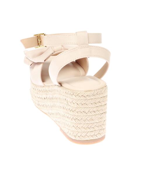 INGNI（イング）の「ビッグリボンジュートサンダル（サンダル・レディース・ブラック/ベージュ・M/L）」の6枚目の写真