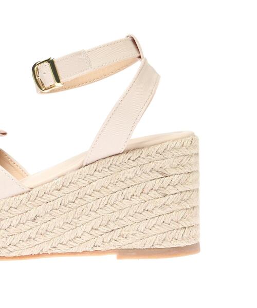 INGNI（イング）の「ビッグリボンジュートサンダル（サンダル・レディース・ブラック/ベージュ・M/L）」の8枚目の写真