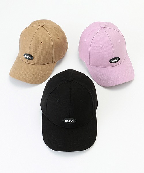 X-girl Stages（エックスガールステージス）の「サークルロゴキャップ（キャップ・キッズ・ブラック/ベージュ/ラベンダー・M(52-56cm)/S(48-52cm)）」の13枚目の写真