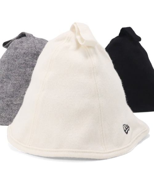 NEW ERA（ニューエラ）の「ニューエラ サウナハット フェルト ウール（ハット・メンズ・グレー/ブラック/ホワイト/ネイビー/ブラック×グレー・FREE）」の2枚目の写真