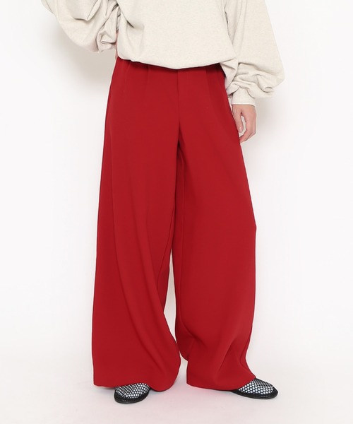 PUNYUS（プニュズ）の「2タックバギーパンツ（その他パンツ・レディース・パープル/レッド/ブラック/グリーン/ブルー/ブラウン/ピンク/ダークグリーン・2/4/3/1）」の8枚目の写真