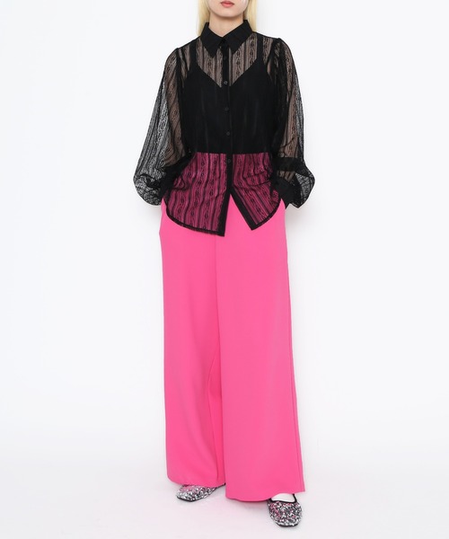 PUNYUS（プニュズ）の「2タックバギーパンツ（その他パンツ・レディース・パープル/レッド/ブラック/グリーン/ブルー/ブラウン/ピンク/ダークグリーン・2/4/3/1）」の21枚目の写真