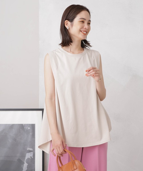 LB.04/速乾&接触冷感ドライタッチコットントップス