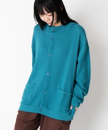 ローゲージ鹿の子カーディガン