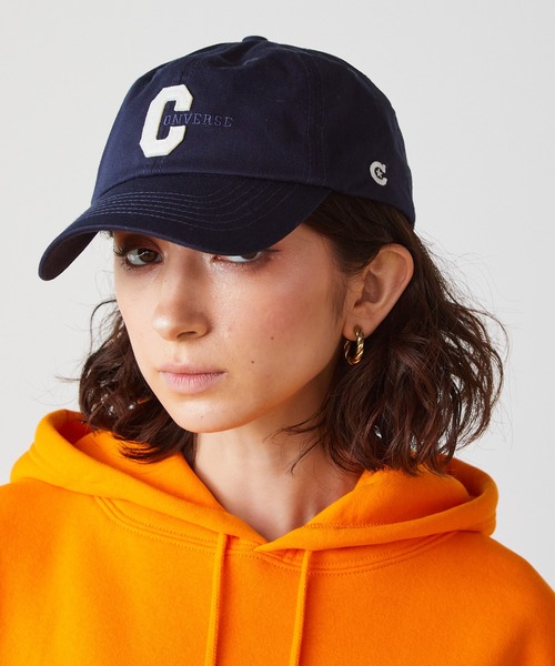 CONVERSE(コンバース)の「CONVERSE/コンバース CNML OC TWILL CAP キャップ(キャップ・メンズ・ベージュ/ネイビー/ブラック・FREE)」の21枚目の写真