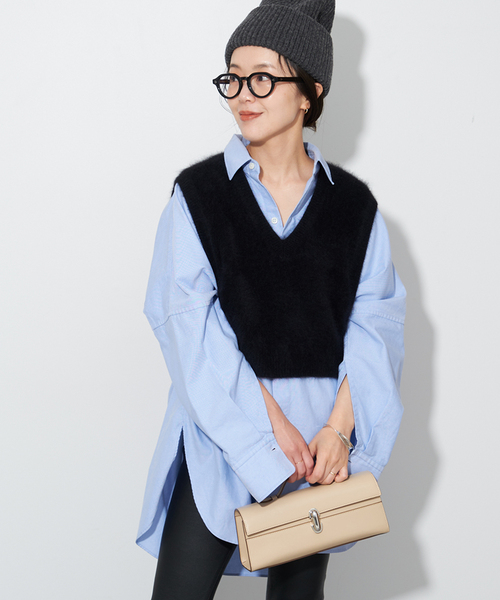 Plage Cashmere Mix Fur ベスト セール】Cashmere Mix Fur ベスト（ベスト）｜Plage（プラージュ