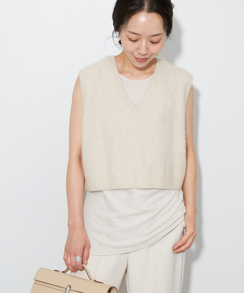 セール】Cashmere Mix Fur ベスト（ベスト）｜Plage（プラージュ