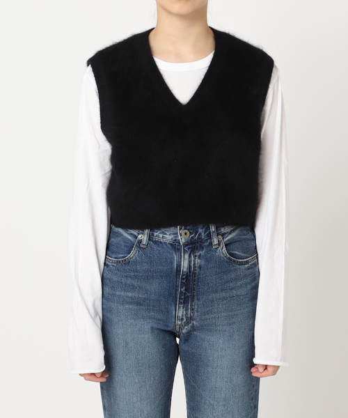 プラージュ　Cashmere Mix Fur ベスト セール】Cashmere Mix Fur ベスト（ベスト）｜Plage（プラージュ）の