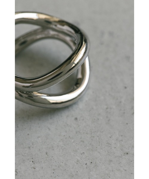 STYLEMIXER（スタイルミキサー）の「ホールドダブルリング（リング・レディース・シルバー/ゴールド・FREE）」の5枚目の写真