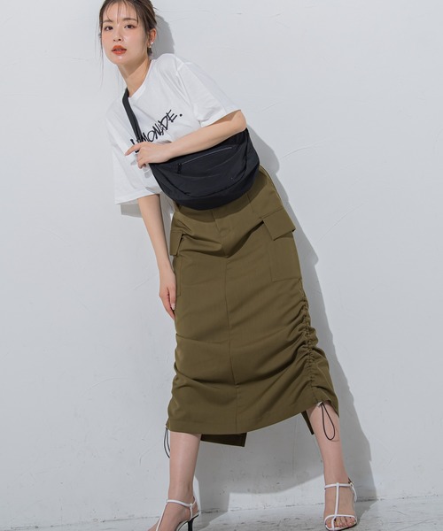 VICKY（ビッキー）の「【アクティブなお出かけに】防水防汚ショルダーボディBAG（ショルダーバッグ・レディース・グレー/オフホワイト/ブラック/パープル/イエロー/ピンク・FREE）」の15枚目の写真