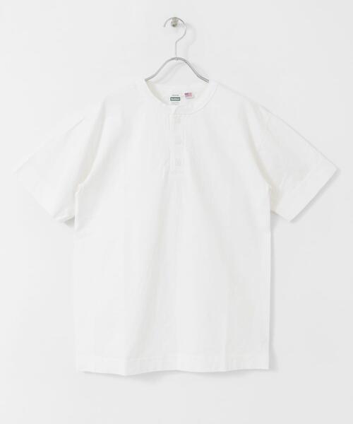 Healthknit(ヘルスニット)の「Healthknit MADE IN USA Henley-Neck T-shirts(Tシャツ/カットソー・メンズ・ホワイト/ダークグレー/ブラック/ブルー・MEDIUM/LARGE/X-LARGE)」の17枚目の写真