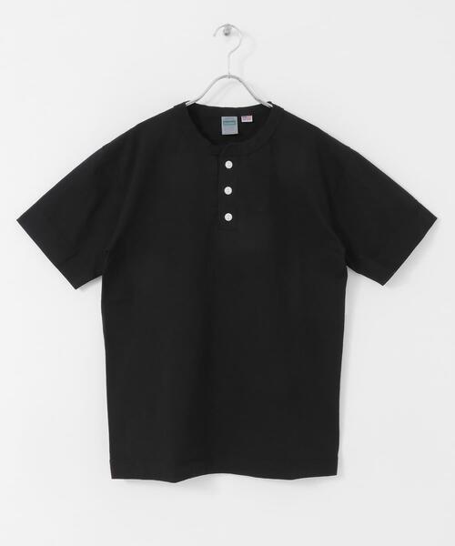 Healthknit(ヘルスニット)の「Healthknit MADE IN USA Henley-Neck T-shirts(Tシャツ/カットソー・メンズ・ホワイト/ダークグレー/ブラック/ブルー・MEDIUM/LARGE/X-LARGE)」の19枚目の写真