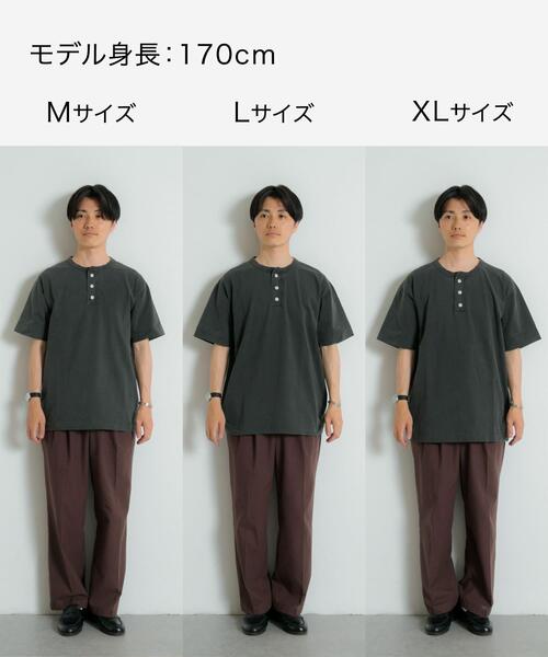 Healthknit(ヘルスニット)の「Healthknit MADE IN USA Henley-Neck T-shirts(Tシャツ/カットソー・メンズ・ホワイト/ダークグレー/ブラック/ブルー・MEDIUM/LARGE/X-LARGE)」の21枚目の写真
