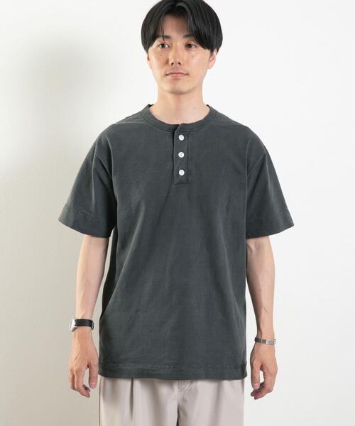 Healthknit(ヘルスニット)の「Healthknit MADE IN USA Henley-Neck T-shirts(Tシャツ/カットソー・メンズ・ホワイト/ダークグレー/ブラック/ブルー・MEDIUM/LARGE/X-LARGE)」の22枚目の写真