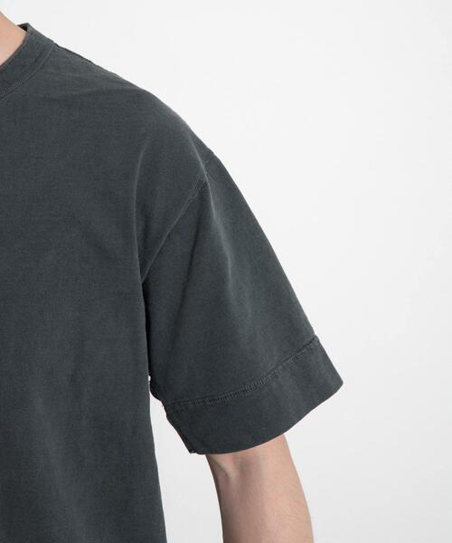 Healthknit(ヘルスニット)の「Healthknit MADE IN USA Henley-Neck T-shirts(Tシャツ/カットソー・メンズ・ホワイト/ダークグレー/ブラック/ブルー・MEDIUM/LARGE/X-LARGE)」の8枚目の写真
