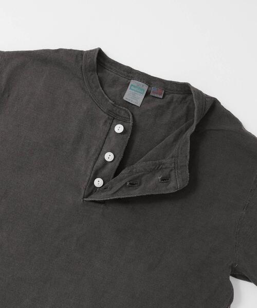 Healthknit(ヘルスニット)の「Healthknit MADE IN USA Henley-Neck T-shirts(Tシャツ/カットソー・メンズ・ホワイト/ダークグレー/ブラック/ブルー・MEDIUM/LARGE/X-LARGE)」の11枚目の写真