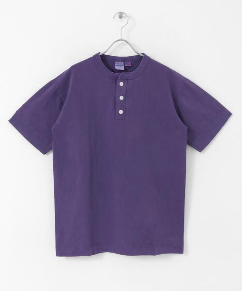 Healthknit(ヘルスニット)の「Healthknit MADE IN USA Henley-Neck T-shirts(Tシャツ/カットソー・メンズ・ホワイト/ダークグレー/ブラック/ブルー・MEDIUM/LARGE/X-LARGE)」の15枚目の写真