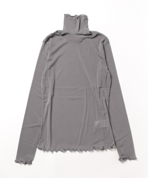 DouDou（ドゥドゥ）の「シアータートル（Tシャツ/カットソー・レディース・グリーン/オフホワイト/ブルー/ブラック/オレンジ/チャコールグレー・FREE）」の14枚目の写真