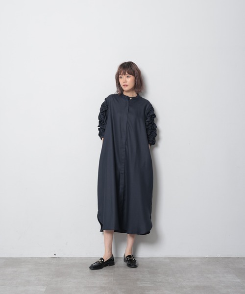 HERENCIA（ヘレンチア）の「フリルバルーン ハーフスリーブ ツイル