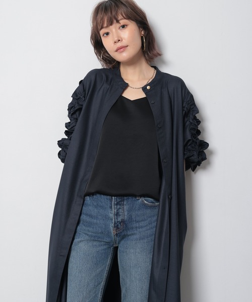 HERENCIA（ヘレンチア）の「フリルバルーン ハーフスリーブ ツイル