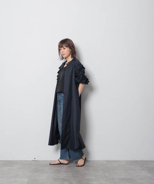 HERENCIA（ヘレンチア）の「フリルバルーン ハーフスリーブ ツイル