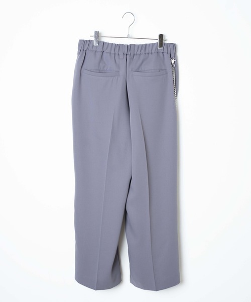 LUCY（ルーシー）の「LUCY/チェーン付きワイドスラックス（スラックス・メンズ・ダークグレー/パープル・MEDIUM/LARGE）」の20枚目の写真