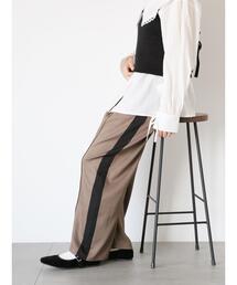 ehka sopo | サイドライントラックパンツ(その他パンツ)