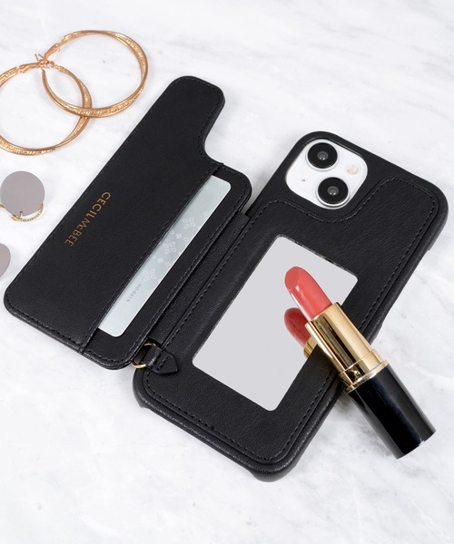 CECIL McBEE（セシルマクビー）の「iPhone15 iPhone15Pro セシルマクビー [キルティング背面ケース]（スマホケース/カバー・レディース・ネイビー/ブラック/モカ/ベージュ・iPhone 15/iPhone 15 Pro）」の6枚目の写真