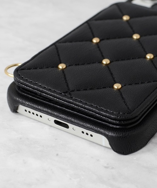 CECIL McBEE（セシルマクビー）の「iPhone15 iPhone15Pro セシルマクビー [キルティング背面ケース]（スマホケース/カバー・レディース・ネイビー/ブラック/モカ/ベージュ・iPhone 15/iPhone 15 Pro）」の10枚目の写真