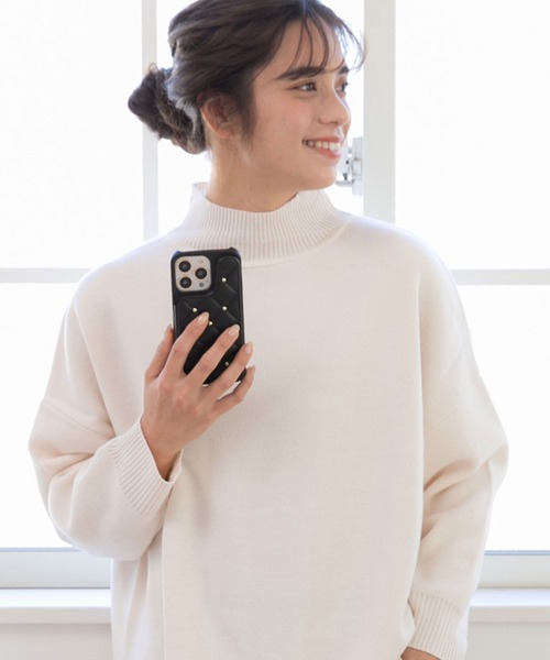 CECIL McBEE（セシルマクビー）の「iPhone15 iPhone15Pro セシルマクビー [キルティング背面ケース]（スマホケース/カバー・レディース・ネイビー/ブラック/モカ/ベージュ・iPhone 15/iPhone 15 Pro）」の11枚目の写真