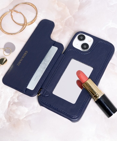 CECIL McBEE（セシルマクビー）の「iPhone15 iPhone15Pro セシルマクビー [キルティング背面ケース]（スマホケース/カバー・レディース・ネイビー/ブラック/モカ/ベージュ・iPhone 15/iPhone 15 Pro）」の15枚目の写真