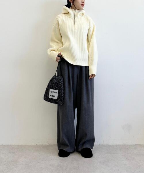 CITEN（シテン）の「＜CITEN＞キラキラ ニット キンチャク