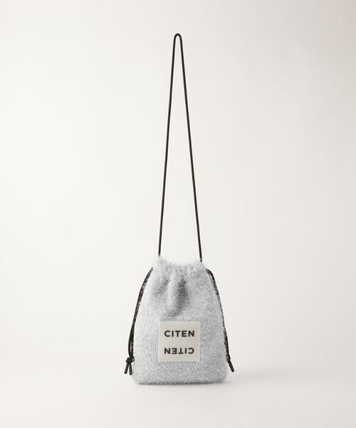 CITEN（シテン）の「＜CITEN＞キラキラ ニット キンチャク ショルダーバッグ（ショルダーバッグ・レディース・ダークブラウン/その他1/ロイヤルブルー/シルバー/ブラック・FREE）」の9枚目の写真