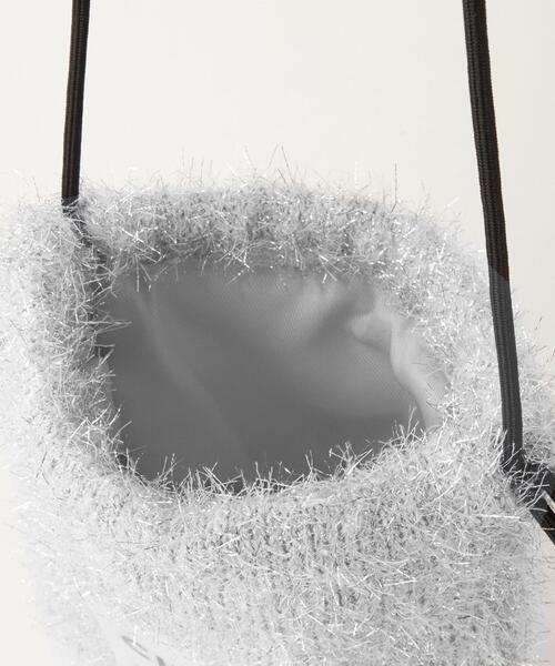 CITEN（シテン）の「＜CITEN＞キラキラ ニット キンチャク ショルダーバッグ（ショルダーバッグ・レディース・ダークブラウン/その他1/ロイヤルブルー/シルバー/ブラック・FREE）」の15枚目の写真