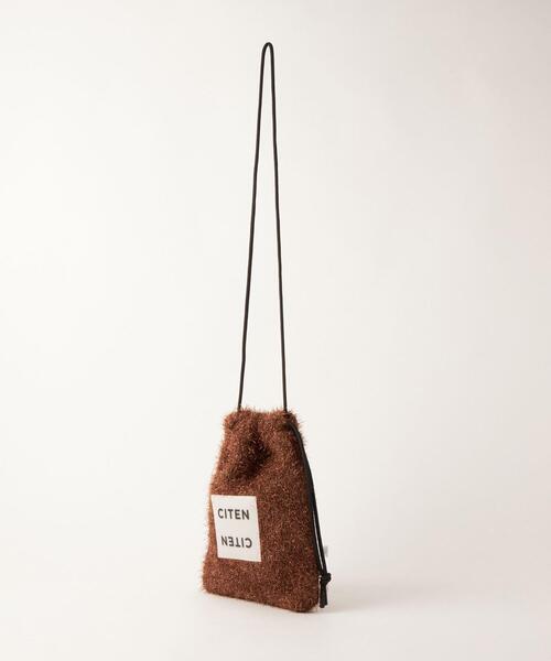 CITEN（シテン）の「＜CITEN＞キラキラ ニット キンチャク ショルダーバッグ（ショルダーバッグ・レディース・ダークブラウン/その他1/ロイヤルブルー/シルバー/ブラック・FREE）」の20枚目の写真