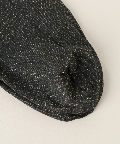 VERMEIL par iena（ヴェルメイユパーイエナ）の「【WOLFORD/ウォルフォード】Stardust Socks（ソックス/靴下・レディース・ゴールド・36）」の2枚目の写真