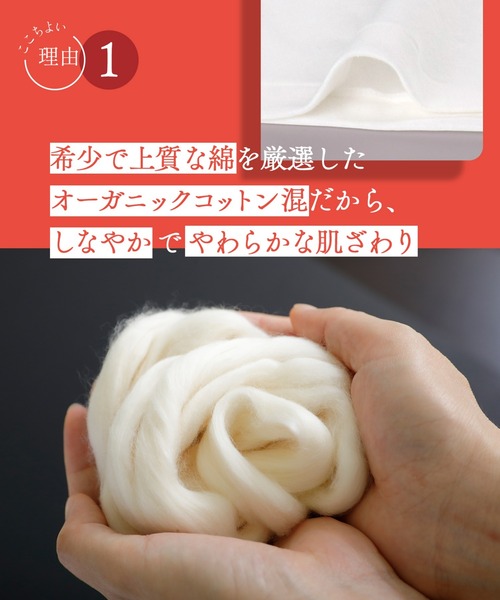 WING（ウイング）の「「綿の贅沢オーガニック」 あったかインナーボトム　足首丈（インナーウェア/肌着・レディース・ブラック/ピンク系その他/チョコ/ベージュ/ライトブラウン/サンドベージュ/グレー・LL/L/M/3L/4L）」の16枚目の写真