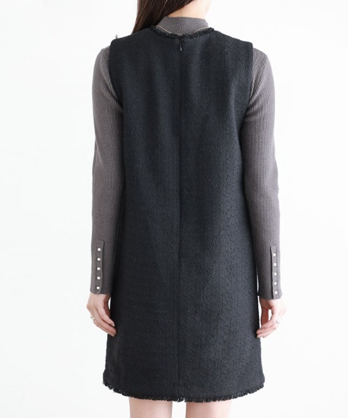 ミニ丈ジャンパースカート（ジャンパースカート）｜Pierrot（ピエロ