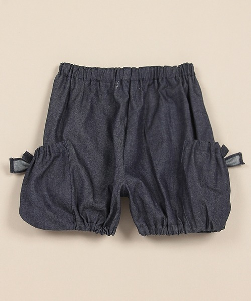 sense of wonder（センスオブワンダー）の「リボンバルーンパンツ（スウェットパンツ・キッズ・ネイビー・80ｃｍ/100cm/110cm/130cm/90cm/120cm）」の3枚目の写真