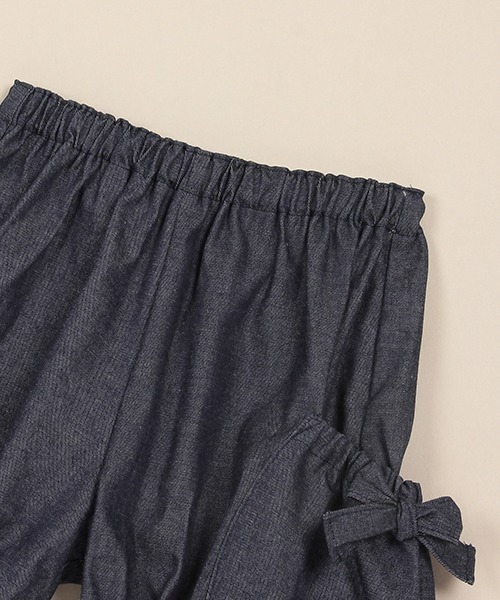 sense of wonder（センスオブワンダー）の「リボンバルーンパンツ（スウェットパンツ・キッズ・ネイビー・80ｃｍ/100cm/110cm/130cm/90cm/120cm）」の4枚目の写真